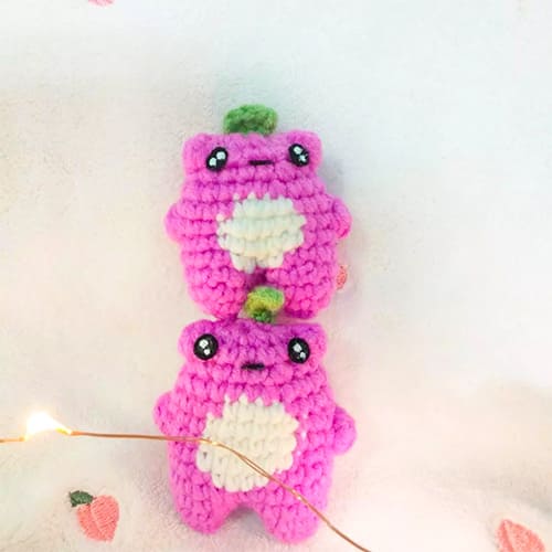 Kawaii Frog Amigurumi Free Crochet PDF Pattern