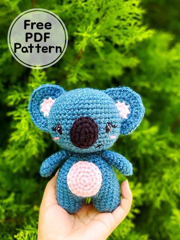 Kawaii Koala Amigurumi Free Crochet Pattern 