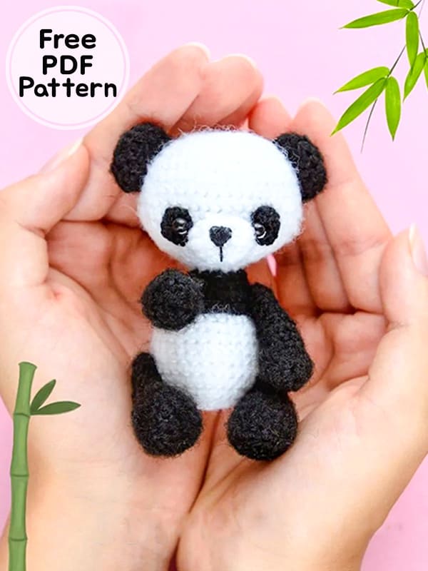 Panda Kawaii Amigurumi Crochet Free PDF Pattern