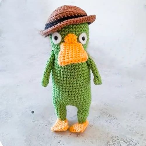Phineas and Ferb Crochet Perry Amigurumi PDF Pattern