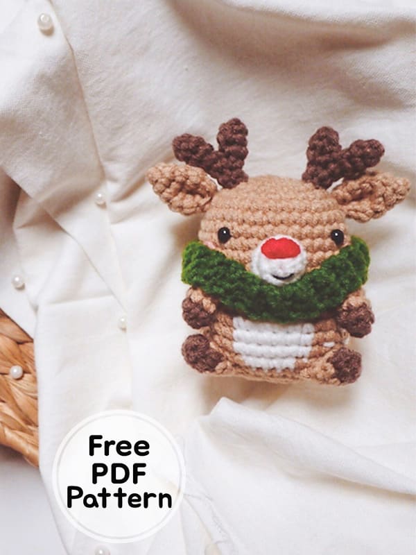 Reindeer Crochet Pattern Free PDF Amigurumi