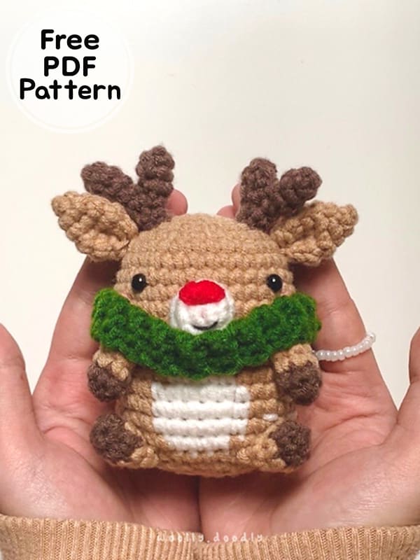 Reindeer Crochet Pattern Free PDF Amigurumi