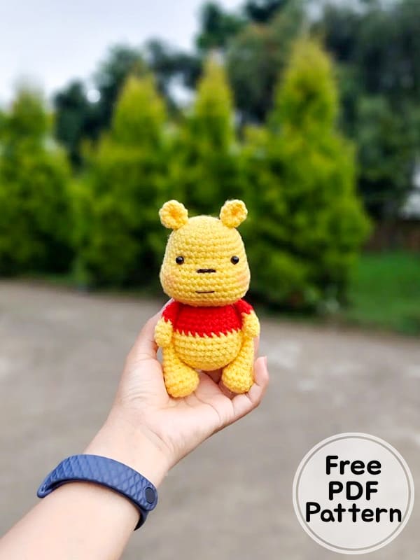 Winnie The Pooh Amigurumi Free Crochet Pattern