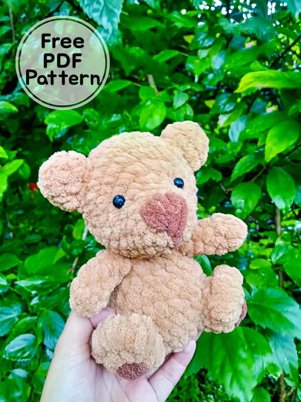 Crochet Bear Mochi Amigurumi PDF Free Pattern