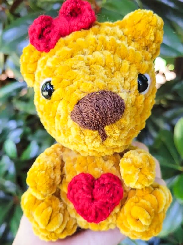 Crochet Bear Mochi Amigurumi PDF Free Pattern