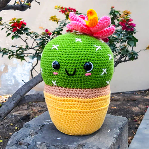 Crochet Cactus Free Amigurumi PDF Pattern