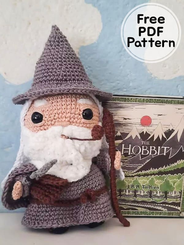 Crochet Doll Gandalf Amigurumi Free Pattern