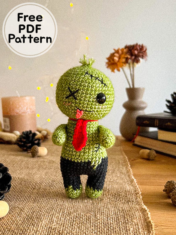 Crochet Doll Zombie Amigurumi PDF Pattern