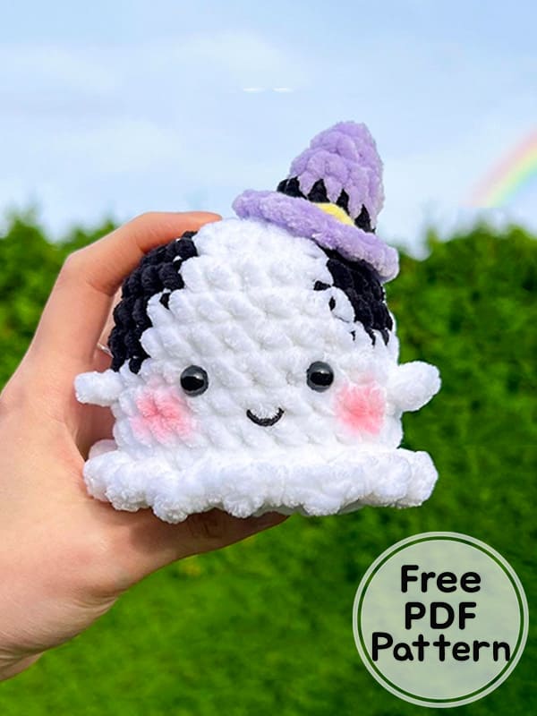 Crochet Halloween Boo Amigurumi Free Pattern
