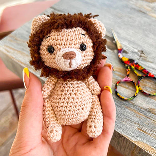 Crochet Lion Amigurumi PDF Free Pattern