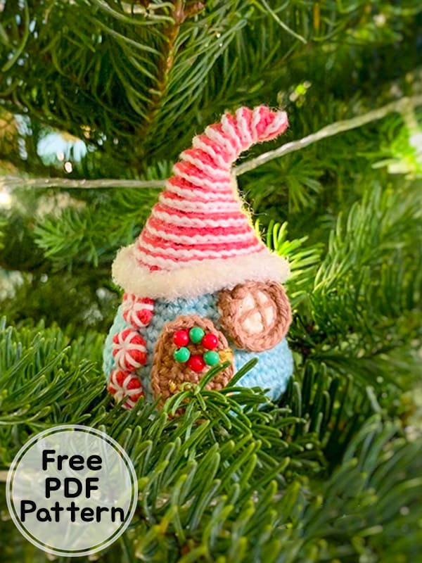 Crochet Ornament Sweet Home Free PDF Pattern
