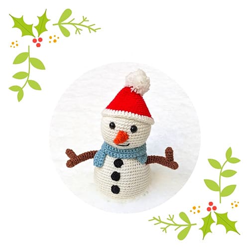 Crochet Snowman Free Amigurumi PDF Pattern