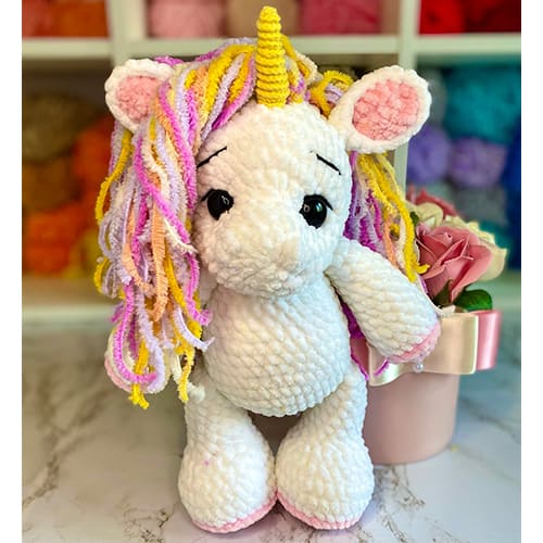 Crochet Unicorn Plush Amigurumi Free Pattern