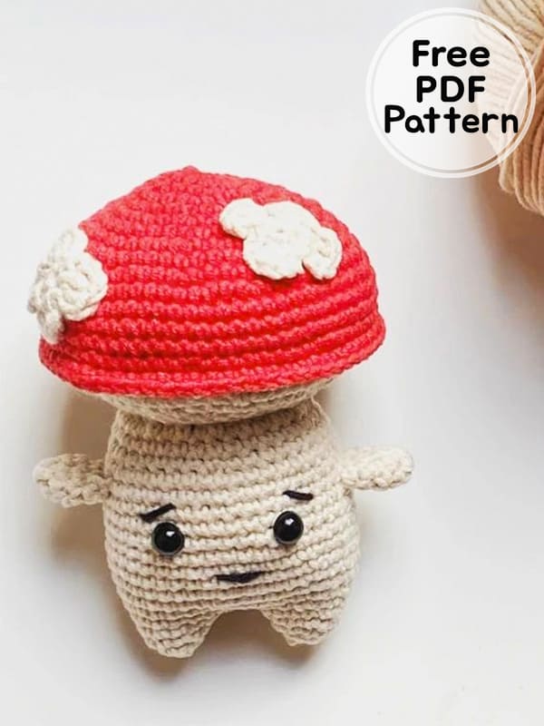 Molly The Crochet Mushroom Amigurumi Free Pattern