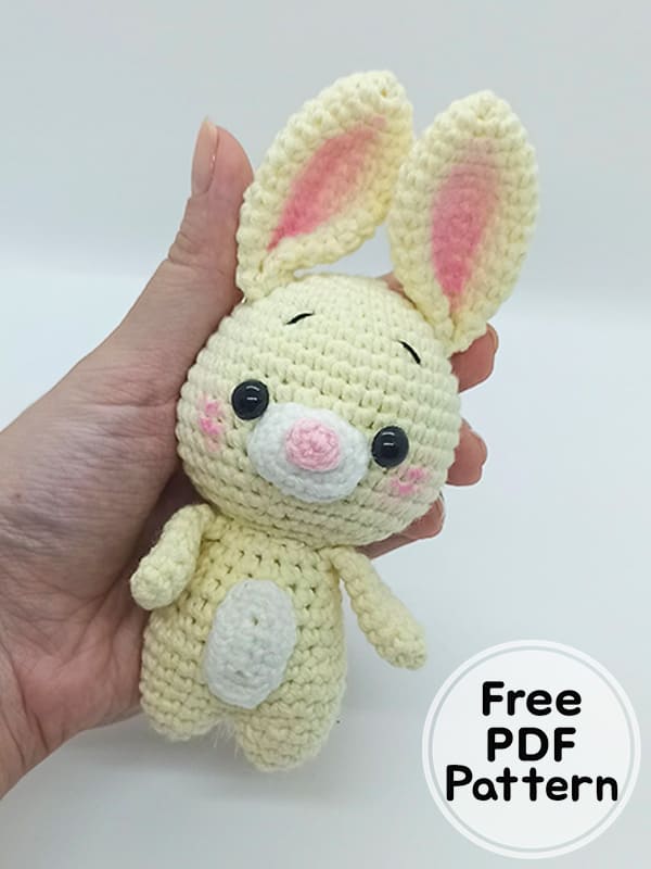 Free Crochet Bunny Amigurumi PDF Pattern