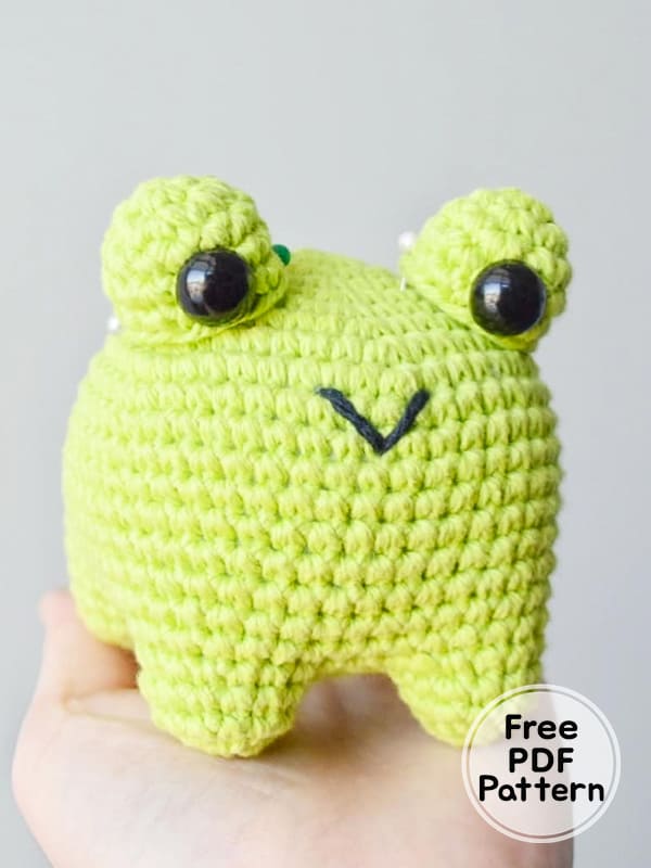 Little Crochet Frog Amigurumi Free PDF Pattern