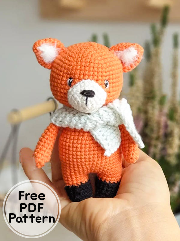 Luna Crochet Fox Amigurumi PDF Free Pattern