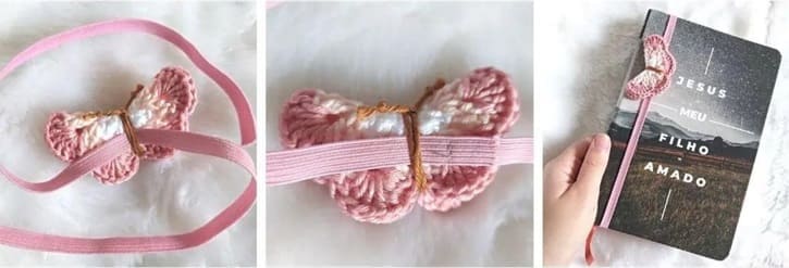 Crochet Butterfly Keychain Amigurumi PDF Free Pattern
