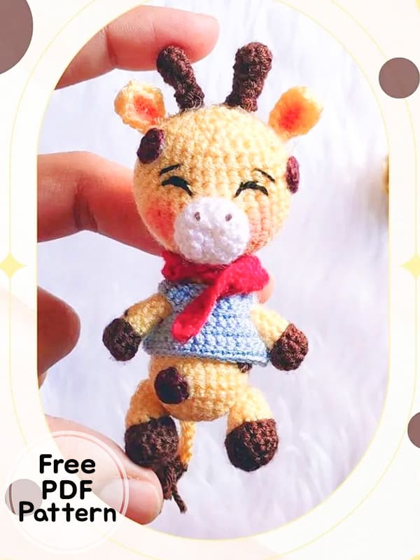 Crochet Giraffe Eli PDF Free Amigurumi Patterns