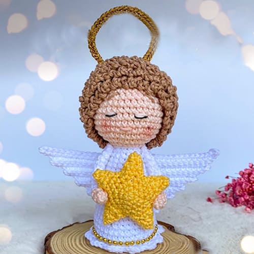 Crochet Angel Amigurumi Doll Free Pattern PDF
