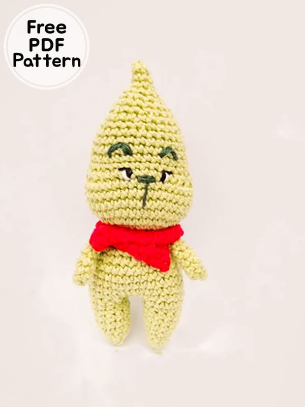 Crochet Doll Grinch Free Amigurumi Patterns PDF