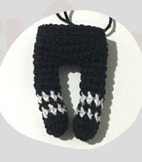 Crochet Doll Wednesday Keychain Free Amigurumi Patterns