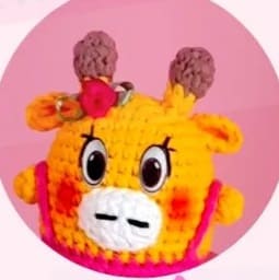 Crochet Giraffe Keychain Free Amigurumi Patterns PDF