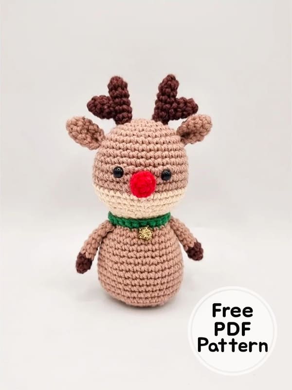 Crochet Reindeer Misty Amigurumi Free PDF Pattern