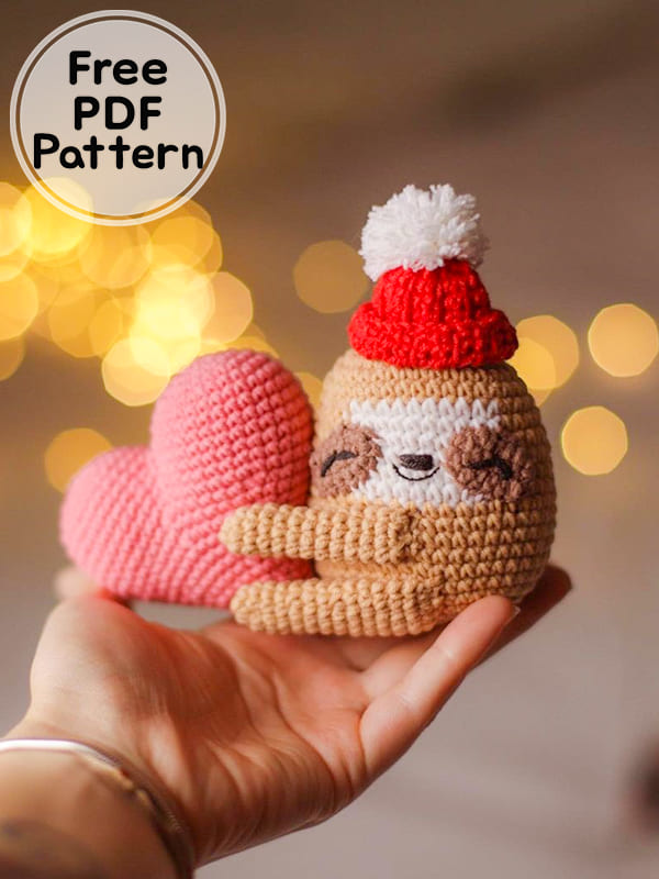 Crochet Sloth Amigurumi Free PDF Pattern