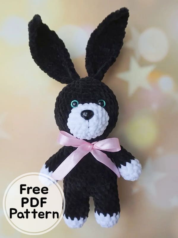 Easy Crochet Plush Bunny Amigurumi PDF Free Pattern