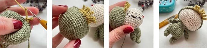 Frog Hat Crochet Doll Free Amigurumi Patterns PDF