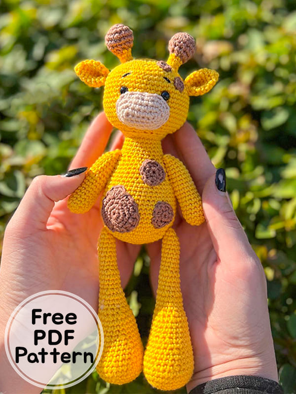 Lucy The Crochet Giraffe Amigurumi Free PDF Pattern
