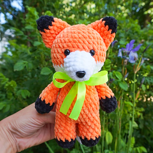 Plush Crochet Fox Amigurumi PDF Free Pattern