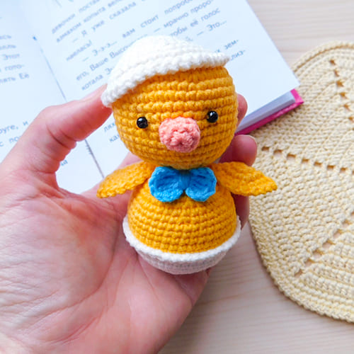 Baby Crochet Chicken PDF Amigurumi Free Pattern