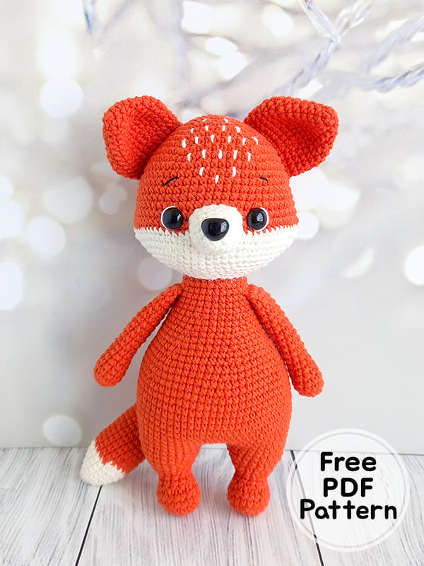Baby Crochet Fox Amigurumi Pdf Free Pattern