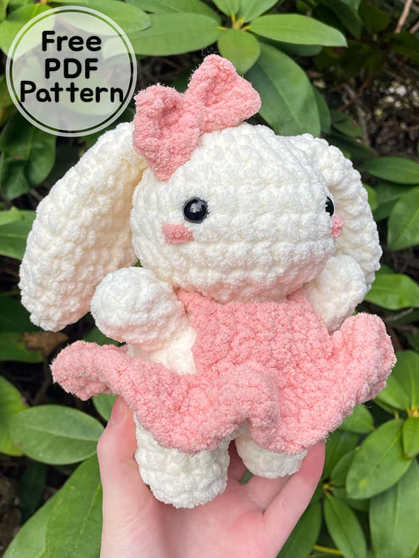 Chubby Bunny Amigurumi PDF Free Crochet Pattern