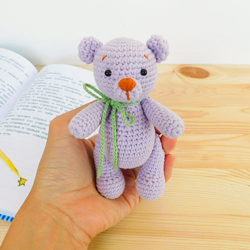 Little Crochet Teddy Bear Amigurumi Free PDF Pattern