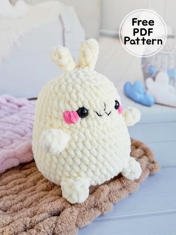 Molang Plush Bunny Amigurumi Free Crochet PDF Pattern