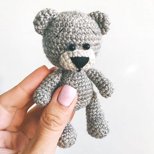 Tiny Crochet Bear Amigurumi PDF Free Pattern