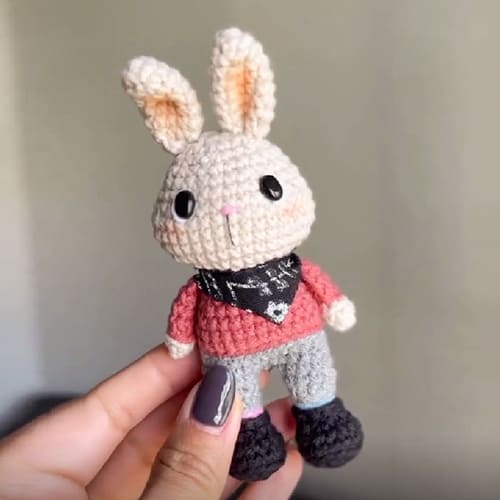 Crochet Bunny Miles Free Amigurumi Patterns PDF