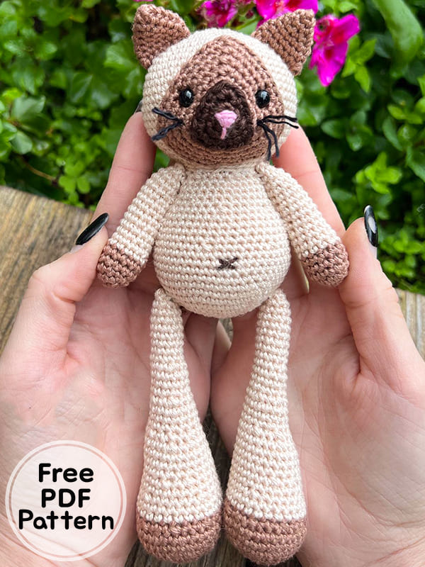 Crochet Cat Cookie Amigurumi Free Patterns PDF
