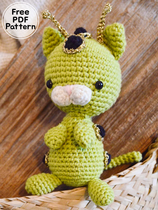 Crochet Cat Oliver Amigurumi Patterns Free PDF
