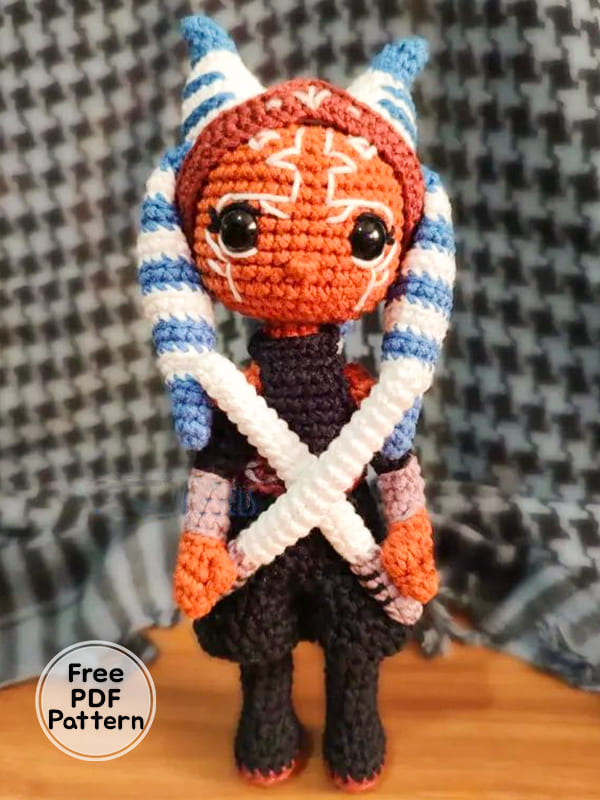 Crochet Doll Ahsoka Tano Free Amigurumi Patterns PDF