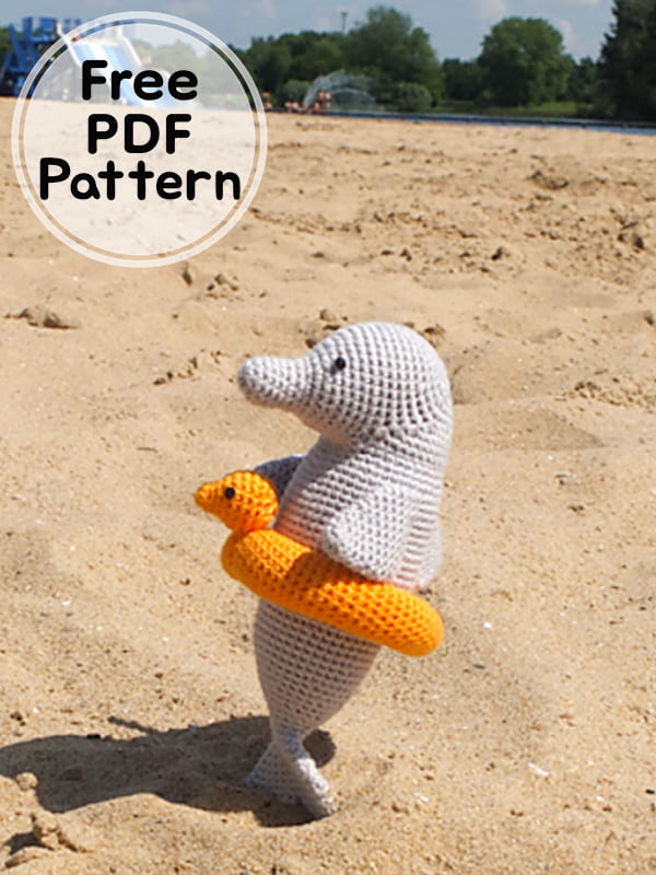 Crochet Dolphin Swimming Ring Duck Amigurumi Patterns Free PDF