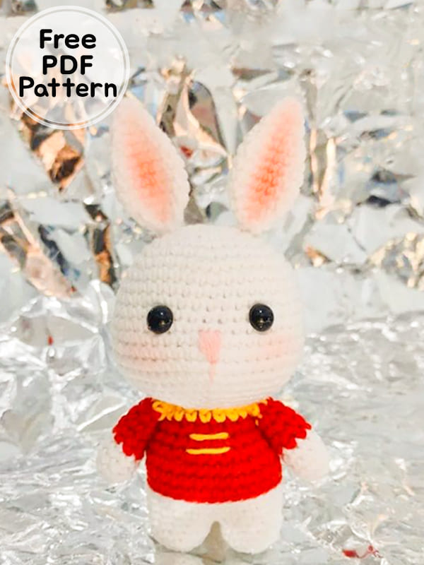 Easy Crochet Bunny Shui Amigurumi Free Pattern PDF