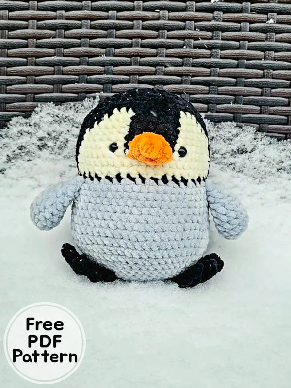 Free Crochet Penguin Amigurumi PDF Pattern