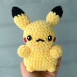 Baby simple crochet pikachu free PDF pattern