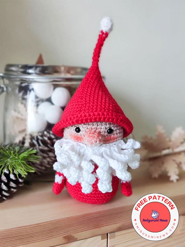 Crochet Santa Gnome free pattern (2)