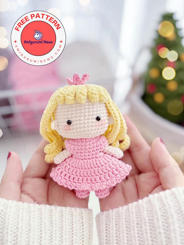 Crochet Amigurumi Doll Aurora Free Pattern