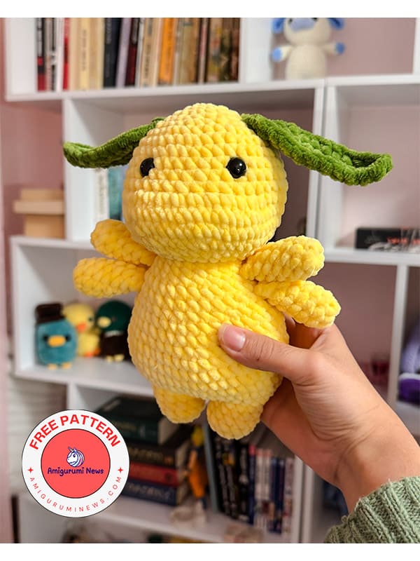 Crochet anime characters the light spirit free amigurumi pattern (2)